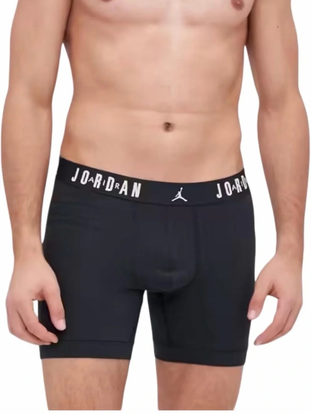 Jordan Men’s 2-Pack Boxer Briefs — Black & Tan Ring Print